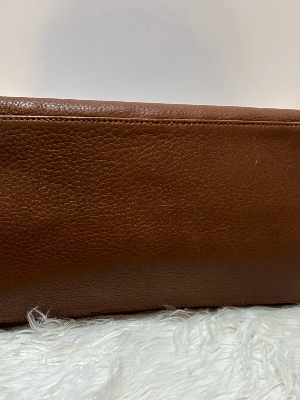 Dooney & Bourke Florentine Vacchetta Leather Pebble Satchel Vintage
